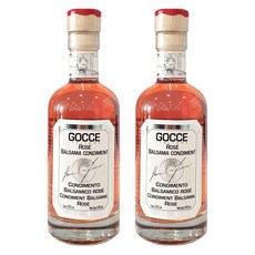 고쎄 모데나 콘디멘토 로제 화이트 발사믹식초 250ml, 2개