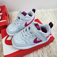 나이키 키즈 베이비 CTBR 코트 버로우 로우2 그레이 핑크 아동 운동화 스니커즈