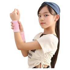 키즈손목보호대 1pair 핑크키즈랩 어린이 전용, 1세트, 핑크 컬러