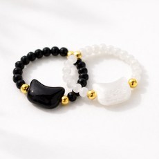 고양이 커플 비즈 반지 우정링 데일리 감성 반지