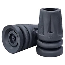 목발 알루미늄 클러치 고무팁 교체용, 1개