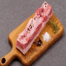 냉동 수입 삼겹살 껍질 없는 통삼겹살 1kg 2kg 5kg 대용량 구이용 보쌈용, 1개