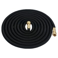 NEED 3배 늘어나는 매직 물호스 정원 가꾸기 베란다 청소 욕실 고압분사기, 블랙, 22m