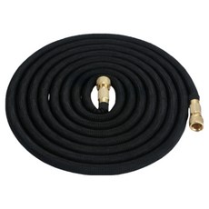 NEED 3배 늘어나는 매직 물호스 정원 가꾸기 베란다 청소 욕실 고압분사기, 블랙, 7m