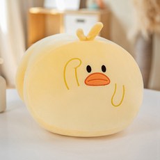 동물쿠션 낮잠쿠션 핸드워머 낮잠꿀베개, 오리