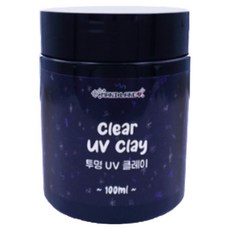 마니랜드 투명 UV 클레이 100ml / 레진 점토 엠보젤 쪼물젤 네일아트, 1개