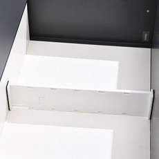 신축 서랍 칸막이 길이조절 서랍 정리함, 2개, 하양