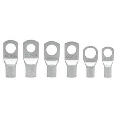 JEKYU 황동 링단자 동관형 터미널 압착단자 6종 30PCS 링타입 압착커넥터, 1세트