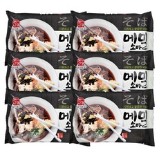 한일본고장 메밀 소바, 211.7g, 6개