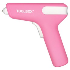 툴박스 3세대 전동 글루건 무선 충전 자동 글루건 핫멜트 실리콘총 G-840, G-840-P (핑크), 1개