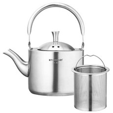 스텐 차 주전자 차망 거름망 뱅쇼 한약재 보리차 인덕션 가스레인지 차거름망 케틀팟 스테인리스 304 3size, 1개, 3L, 304스텐