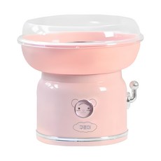 구르미 솜사탕 메이커 크리스마스 아이 선물 제조기 기계 홈베이킹 홈카페 GTC-077, 핑크