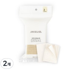 URBAN LEAVES 無漂白無螢光3層化妝棉, 80件, 2個