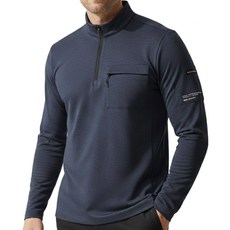 [1+1]남성 버팔로 베이직 스판 집업 티셔츠 소로나 소재 봄 BFL 113 아웃도어 작업 배달 스포츠