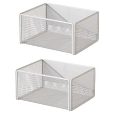 더스푸 다용도 냉장고 세탁기 주방 자석 선반, 2개, White (흰색)