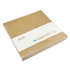 PE 코팅 브라운 식품지 30g 30X30cm 500장 김밥포장지 기름종이 노루지, 1세트, 500개, 30cm