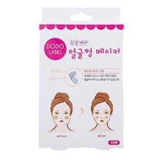 브이라인 얼굴 주름 리프팅 테이프 100매 눈처짐 당김 스티커 투명 페이스 미용소품, 1개