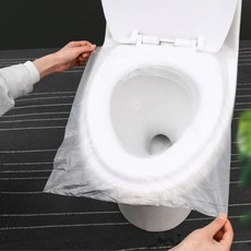 여행용 1회용 위생 방수 변기 시트 커버, 비닐형, 150개