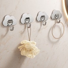 곰돌곰돌 벽걸이 후크 접착식 3M, 40개, 스테인리스