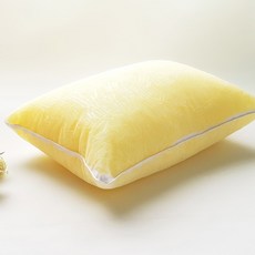 네모라인 국내생산 부드러운(연질) 바이오칩 베개 끈적임 없는 시원한 여름베개, 옐로우