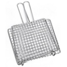 갑도리 석도리 국내산 스텐 손잡이 (이중겹망)사각석쇠180x160mm, 1개