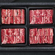 호주산 부드러운 연육 송아지갈비 찜갈비 (찜용) 800g 4팩 3.2kg, 1개