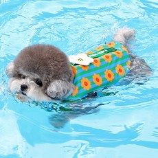 ITS DOG 寵物冰感砰砰救生衣, 1個, 復古花朵