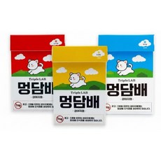 Triple LAB 멍담배 강아지간식 강아지껌 덴탈껌, 127g, 3개, 연어맛