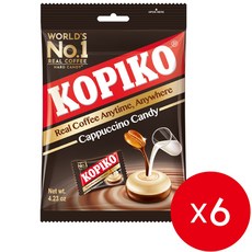 코피코 카푸치노 캔디, 120g, 6개