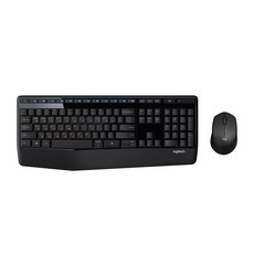 로지텍코리아 MK345 무선 키보드 마우스 세트, 블랙, 일반형