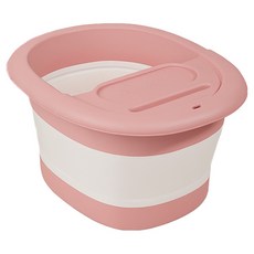 찌이짜이 TPE프리미엄 윗덮개형 접이식 족욕기, 핑크