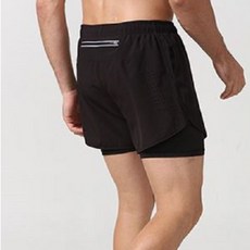 스포츠투게더 2in1 레깅스 반바지 일체형 드라이핏 헬스 마라톤 러닝 남자요가 4인치