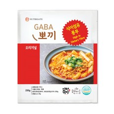 떡볶이 현미 [가바뽀끼] 건강한 간식 다이어트 떡볶이 보통맛 (신규 출시), 1개, 230g