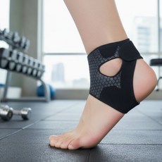 코어핏 통기성 좋은 편한 발목 보호대 지지대, 1개