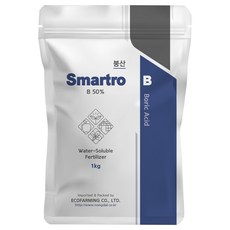 스마트로B 붕산 비료 수용성붕소 50% 이상, 1kg, 1개