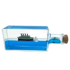 재고 인기 타이타닉 크루즈 유체 드리프트 보틀 탁상 장식 소품 생일 선물, 드리프트 병 아이스버그 타이탄