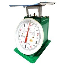 금성계기사 지시저울2/5/10/20/30/50 접시저울 시장저울 아날로그저울 계량저울 앉은뱅이저울 계량저울, 10kg/1눈금50g