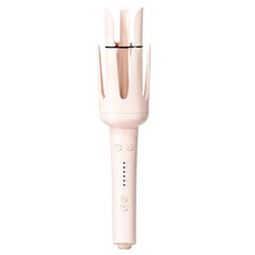 RYZO 전자동 3in1 멀티 고데기 교체형 헤어 스타일러 32mm 볼륨 웨이브 대파장 매직기, 핑크+40MM 고데기