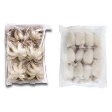 한농식 자연산 쭈꾸미와 갑오징어 홍쇼핑정품 손질 세척, 1개, 1800g