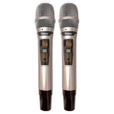 볼란 무선 핸드마이크 2개구성 수신기포함 오디오호환, vm-1100