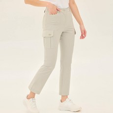 제이투제이 여성골프웨어 스트레치 쿨 카고 부츠컷팬츠
