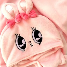 마스로드 에스더버니 입는 후드 담요 [정품 캐릭터 망토 토끼 극세사 집순이 차량 학생담요 단추 똑딱이 어깨 망또 케이프 블랭킷]