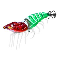 손피싱 치카라 리얼 새우 웜 에기 심해 갑오징어 한치, 1개, 7g, 수박