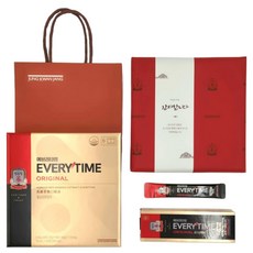 정관장 에브리타임 오리지널 고급 선물 포장 쇼핑백 세트, 10ml, 30개