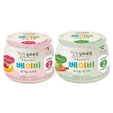 상하목장 유기농 베이비요거트 85g 딸기바나나 4개+ 사과당근 4개, 1세트