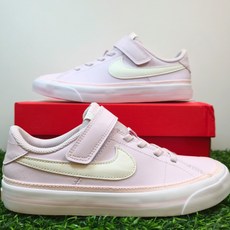 나이키 코트레거시 키즈 운동화 PS 퍼플 핑크 발편한 아동 신발 초등학생 찍찍이 스니커즈 양말제공