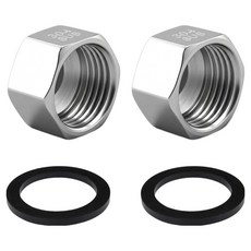 이안 스텐 304 수도 오버홀 마개 캡 뚜껑, 2개