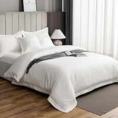 호텔 침구 4종 세트 120수 고급 민박 침구 세트 4종 세트 고밀도 민박 가정용