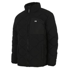 로켓그로스_험머 남성 H4 시그니처 로고 레포츠 퀼팅 패딩 블랙