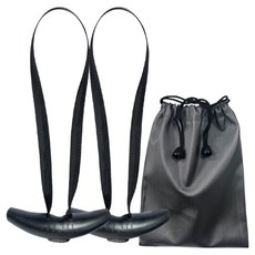 썸피트 풀업 가동범위확장 그립 좌/우 세트, 블랙, 1개